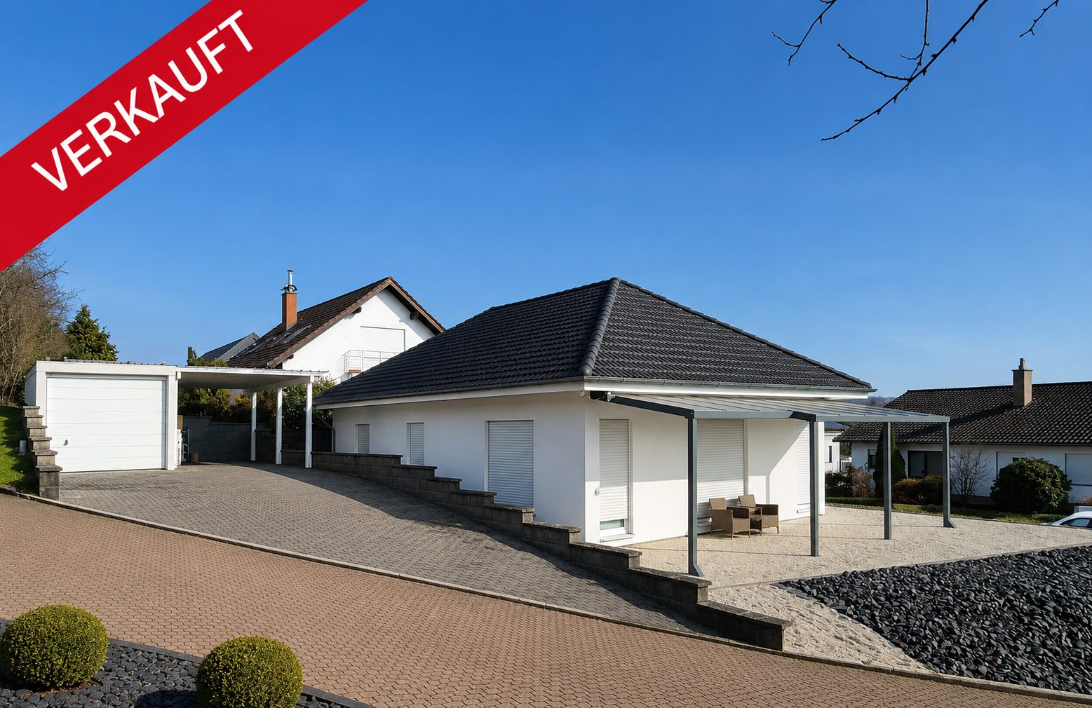 Moderner Bungalow in ruhiger Seitenstraße von Sulzbach